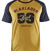 T-shirt Limited Retro Blaklader since 1959 940410423686L Geel-Marineblauw mt. L