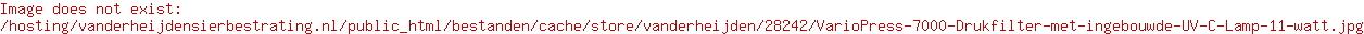 Variopress 7000 Drukfilter Met Ingebouwde Uv C Lamp 11 Watt Van Der Heijden Sierbestrating