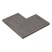 Restpartij Vijverrand Magma Rocca Nero hoekstuk 3x30x50-50 cm
