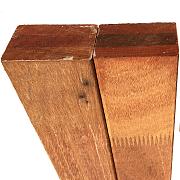 Hardhout Bangkirai Regel - Rib 40x60x3900mm fingerjoint-gelamineerd  2156-390