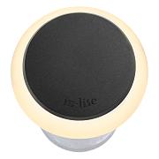 In-lite Puck 22 Dark 12V-0.6W LED Ø22mm Warm White diffuse Ring 34mm