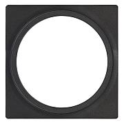In-lite PLATE 1 Black 75x75mm