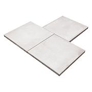 GeoCeramica 60x60x4 cm Concreet Silver