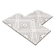 GeoCeramica 60x60x4 cm Concreet Flower Decorate