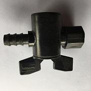 Slangkraan met schroef 1-2 binnen 12mm