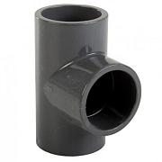 PVC 075 T stuk 90° 3xL-75mm