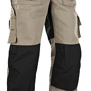 Restpartij Werkbroek Heavy Duty 158013802399C54 Khaki-Zwart mt. C54 (uit de collectie) OW2018