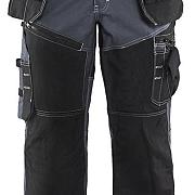 Restpartij Werkbroek X1500 150013709499C54 Grijs-Zwart mt. C54 (verkleurd) OW2018