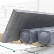 Betonplaat Dubbelzijdig Glad 184x26x3.4cm Antraciet