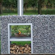 Gardeco Doorkijkhaard 130x200x48 cm (exclusief vulling)