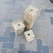 Restpartij Fonteinset3 Graniet geel 15x15x 20-35-50cm (Uitlopend) OW2019
