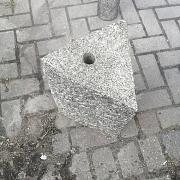 Restpartij Fontein Graniet Grijs driehoek 15x 45cm (Uitlopend) OW2019