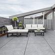 GeoCeramica 80x80x4 cm Impasto Grigio Decor
