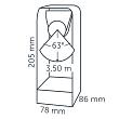 In-lite Ace Solitary Rose Silver 12V-3W LED WW