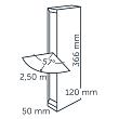 In-lite Evo Low Dark Solitary 12V-2W Alu Dark (anodized) Warm White