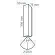 In-lite Evo Down Dark 100-230V 4.5W Alu Dark (anodized) Warm White