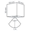 In-lite CUBID Wall 12V-0.5W LED Alu Rose Silver