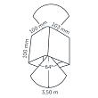 In-lite Ace Up-Down Wall 100-230V Rose Silver 8.5W