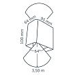 In-lite Ace Up-Down Wall Dark 12V-7W LED WW