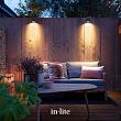 In-lite Wedge Dark wall 12v-1.5w led dark grey warm WW