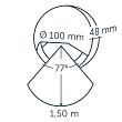 In-lite Blink (NEW) Wall 12V-1.5W LED Alu. rose silver WW