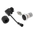 In-lite Puck 22 Dark 12V-0.6W LED Ø22mm Warm White diffuse Ring 34mm