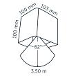 In-lite Ace Down Wall 100-230V Flat Grey 8.5W