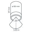 In-lite SCOPE Ceiling Surface 12V-3W