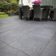 GeoCeramica 60x60x4 cm Impasto Negro