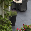 GeoCeramica 60x60x4 cm Impasto Negro