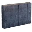 Blokjesband Palissadeband Recht 8x35x50cm Antraciet