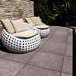GeoCeramica Entree 60x60x4 cm BB-stone Dark Grey