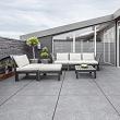 GeoCeramica 80x80x4 cm Impasto Grigio Decor