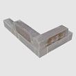 Stapelblok Linia-Patio Strak Naturel Grey 60x12x10 cm