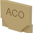 Aco Euroline losse Eindplaat