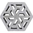 Schellevis Eco tegel 37.5x37.5x7 cm Grijs