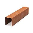 Opsluitband afdekker Corten tbv van 6cm brede banden - 200cm lang