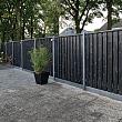 Betonpaal 10x10x180 cm Antraciet Tussenpaal