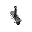 Fiberon Cobra Hybrid Clip-Set Montageset  4,8 x43mm  (90 clips-schroeven-bit) 2919