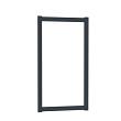 Boston alu vulbaar poortframe 98x183cm RAL7016 incl insteekslot - 2698