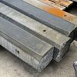 Restpartij Betonpaal glad vlakke kop tussenpaal 10x10x180cm Antraciet - Verkleurd