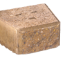 Granubrick 23.1-15.3x20x10 cm Rood-Zwart