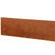 Kantopsluiting Single 300x10 cm - Corten