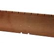 Kantopsluiting Single flex 300x10 cm - Corten