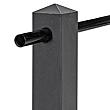 Steigerbuis rond 4,2x300cm Ral 9005