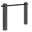 Steigerbuis rond 4,2x300cm Ral 9005