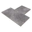 GeoCeramica 60x60x4 cm Marmostone Black