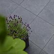 GeoCeramica Entree 80x80x4 cm Impasto Negro