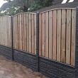 Betonpaal granietmotief ronde kop lange sleuven 3-sponning 10x10x275cm Antraciet