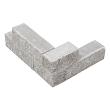 Splitblok noors grijs 29x9x9 cm Kop-strek gekliefd